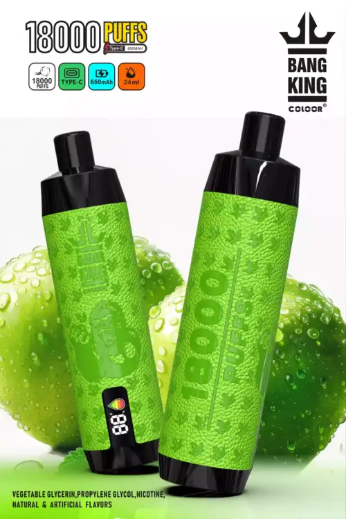 BANG 18000 Puffs DTL Scherm Disposable Vape 25ml E-Liquid 650mAh Batterij Mesh Spoel Nicotine 0% 2% 3% 5%