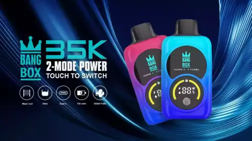 BANG BOX 35000 Puffs Disposable Vape 35ml E-Liquid 950mAh Battery Mesh Coil 0%-5% Nicotine
