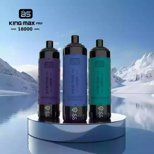 BREZE BS Kingmax Pro 18000 Puffs Disposable Vape 24ml E-Liquid 600mAh Battery Mesh Coil Nicotine 0% 1% 2%