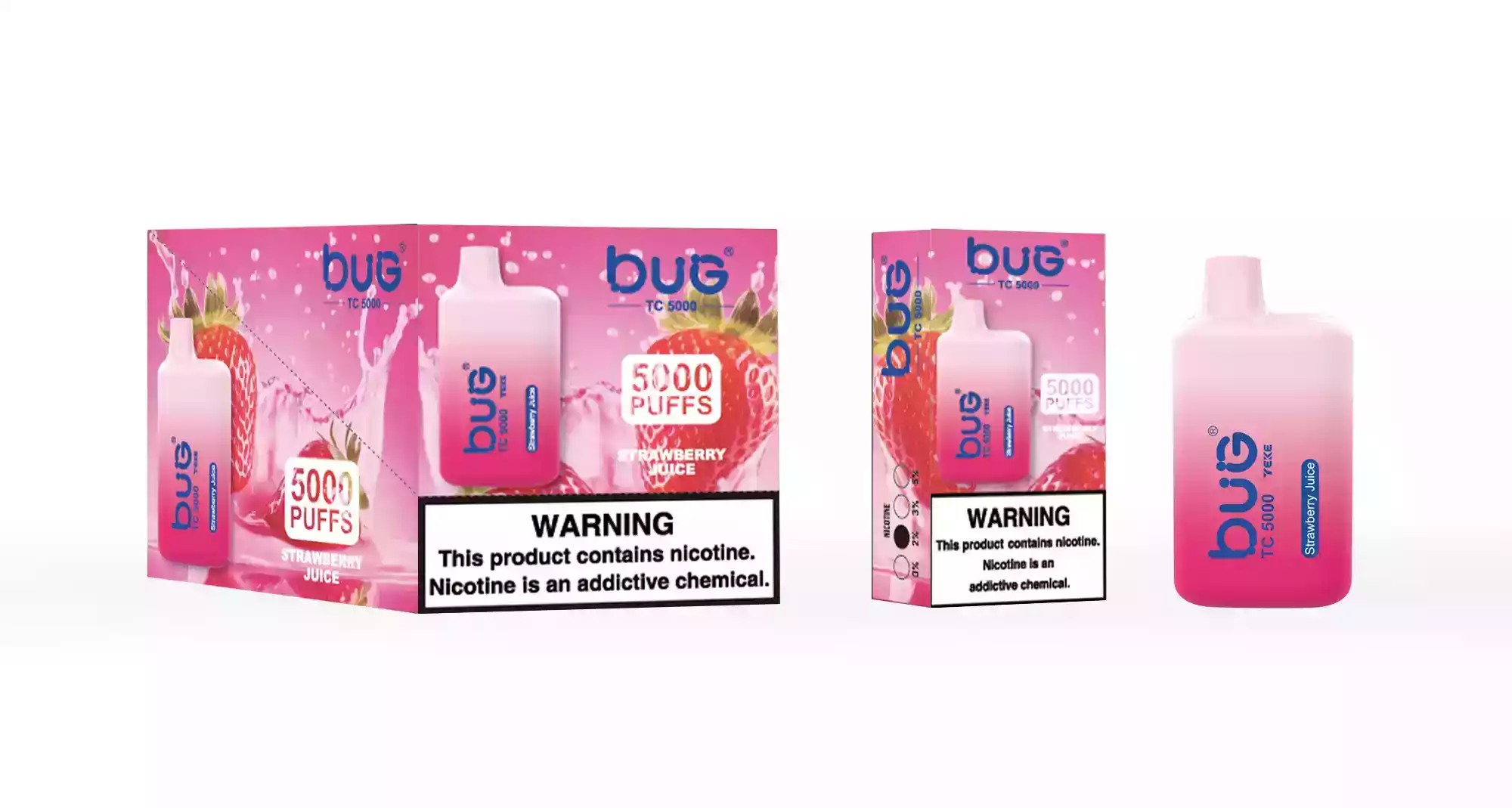 BUG 04 BC5000 Puffs Disposable Vape Compact Powerful & Refreshing Vaping Experience