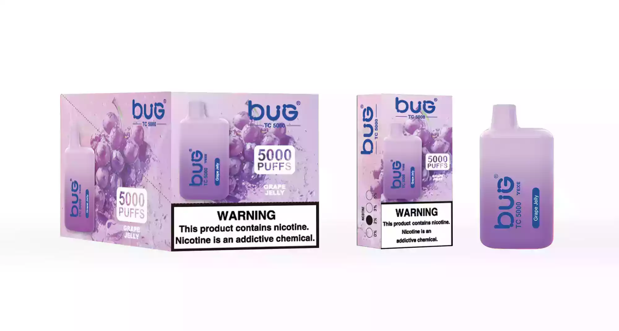 BUG 04 BC5000 Puffs Disposable Vape Compact Powerful & Refreshing Vaping Experience