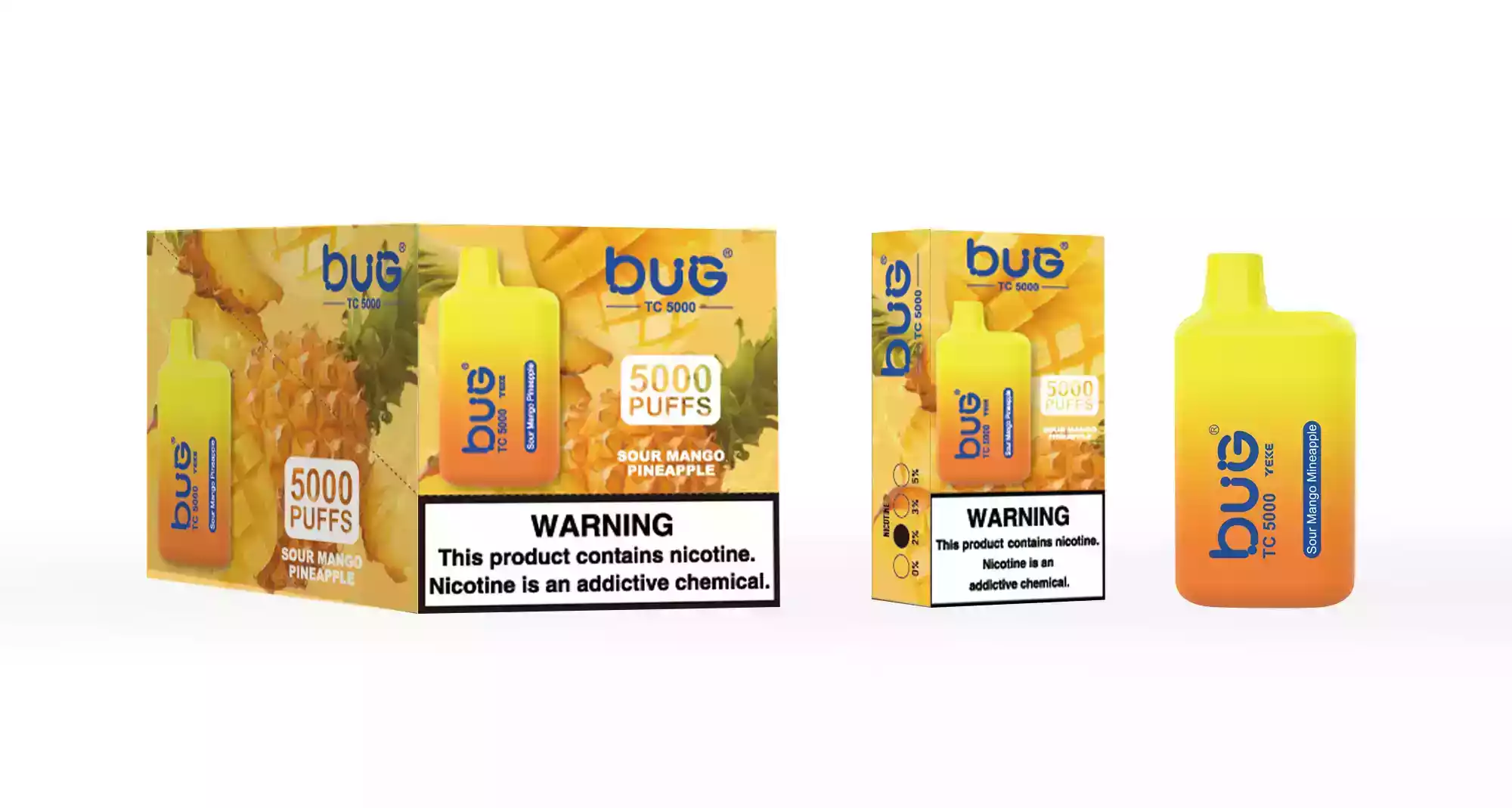 BUG 04 BC5000 Puffs Disposable Vape Compact Powerful & Refreshing Vaping Experience