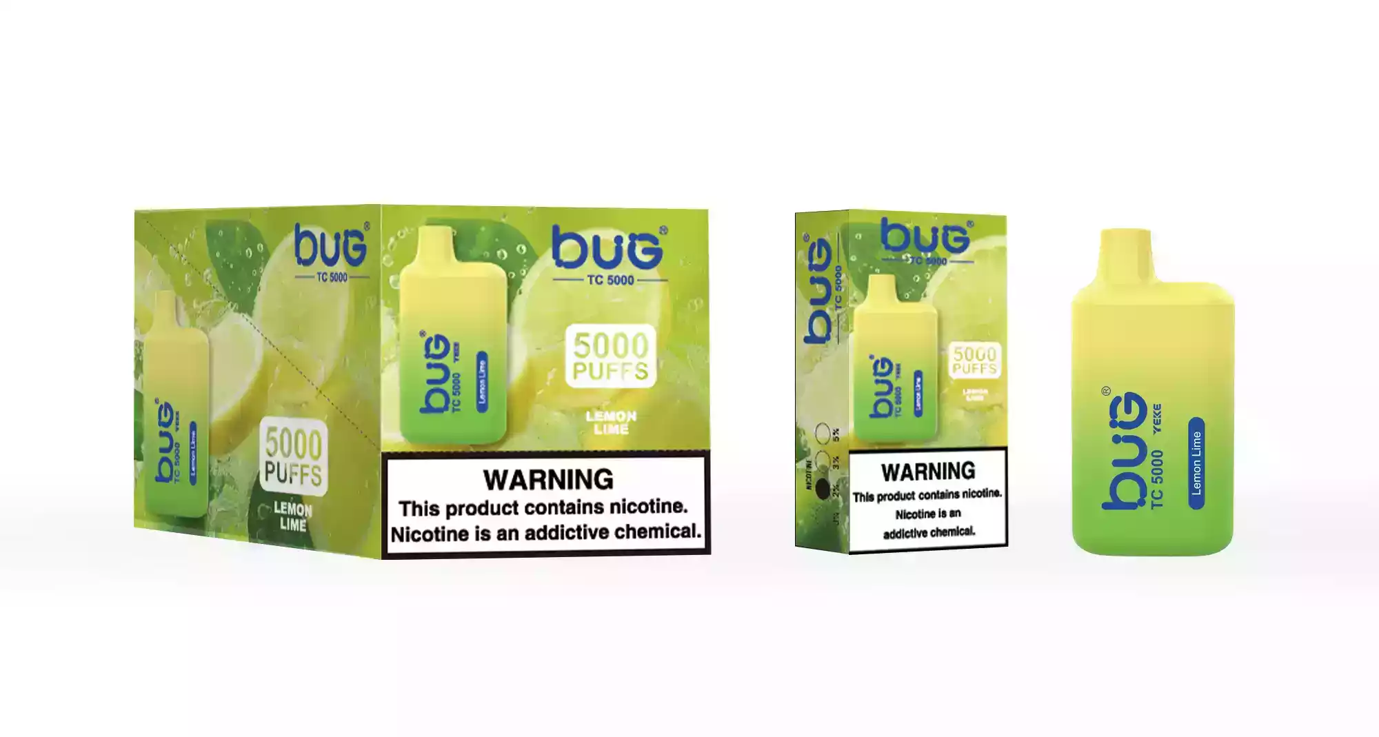BUG 04 BC5000 Puffs Disposable Vape Compact Powerful & Refreshing Vaping Experience