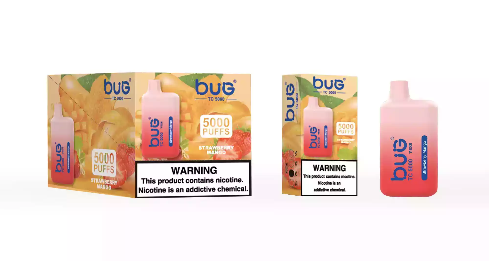 BUG 04 BC5000 Puffs Disposable Vape Compact Powerful & Refreshing Vaping Experience