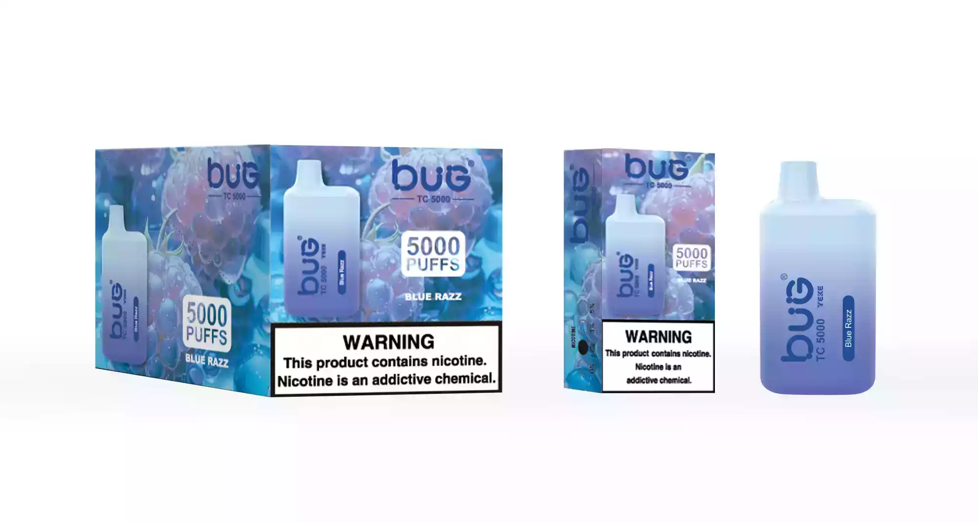 BUG 04 BC5000 Puffs Disposable Vape Compact Powerful & Refreshing Vaping Experience