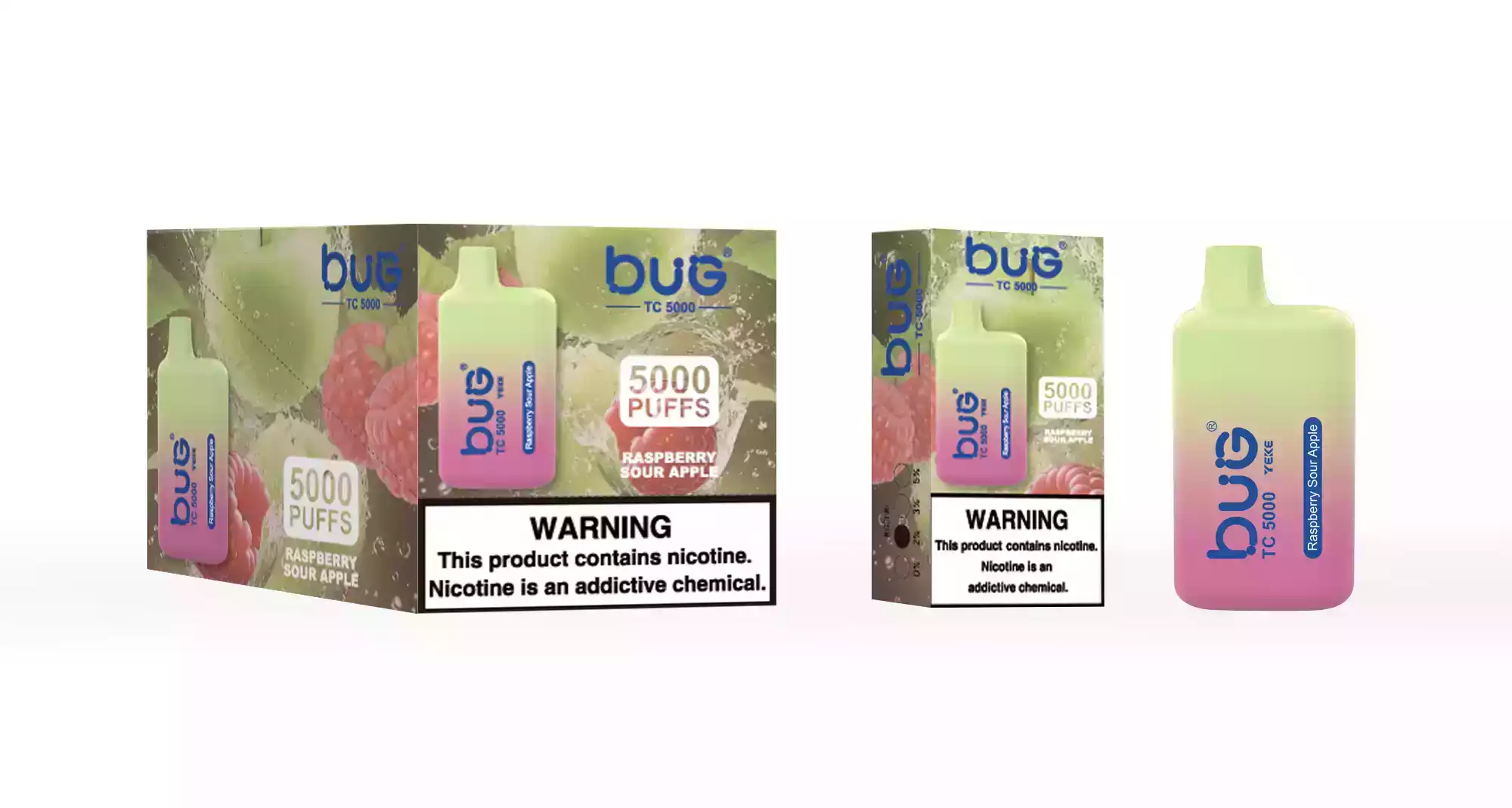 BUG 04 BC5000 Puffs Disposable Vape Compact Powerful & Refreshing Vaping Experience