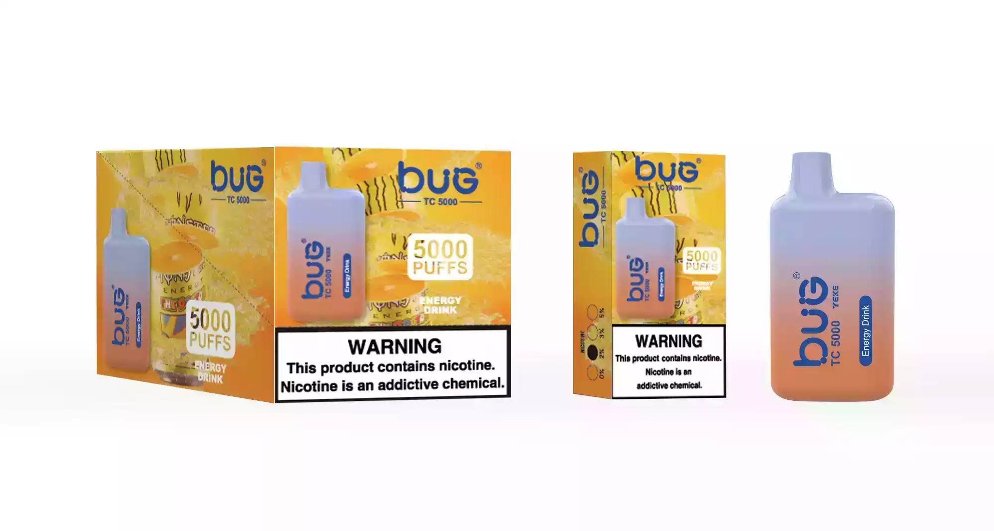 BUG 04 BC5000 Puffs Disposable Vape Compact Powerful & Refreshing Vaping Experience