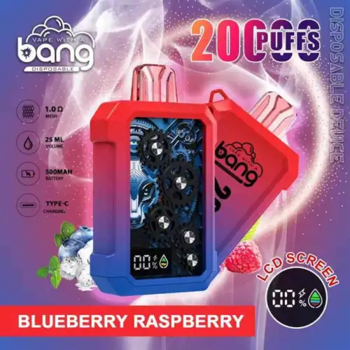 Bang 20000 Puffs Noun Disposable Vape 25ml E-Liquid 500mAh Battery Mesh Coil Available in 0% 2% 3% and 5% Nicotine