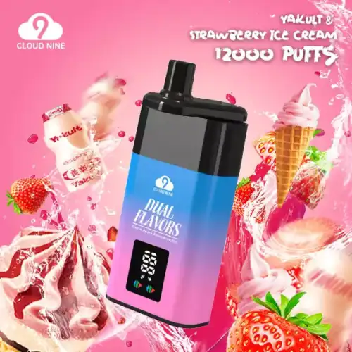 CLOUD NINE D19P 9000 Puffs Disposable Vape 10ml E-Liquid 500mAh Battery Mesh Coil Nicotine 0% 2%