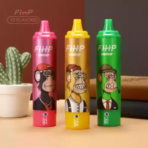 FIHP 15000 Puffs Disposable Vape 22ml E-Liquid 650mAh Battery Mesh Coil Nicotine 2% 5%