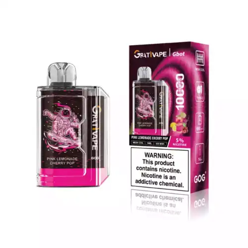 Grativape iMagic 10000 Puffs Disposable Vape 18ml E-Liquid Rechargeable Type C Quicksand Design 0% 2% 3% 5% Nicotine