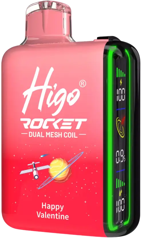 Higo Rocket 20000 Puffs Disposable Vape 28ml E-Liquid 600mAh Battery Mesh Coil 2% & 5% Nicotine