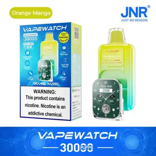 JNR Vape Watch 30000 Puffs Disposable Vape 19ml E-Liquid 1000mAh Battery 5% Nicotine