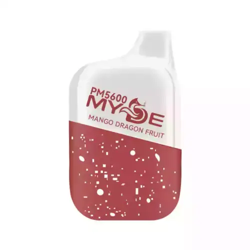 MYDE PM 5600 Puffs Vape jetable 12.5ml E-Liquid 13400mAh Batterie rechargeable Mesh Coil 5% Nicotine