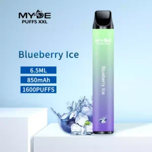 MYDE PUFFS XXL 1600 Puffs Disposable Vape 6.5ml E-Liquid 850mAh Battery Mesh Coil 2% Nicotine