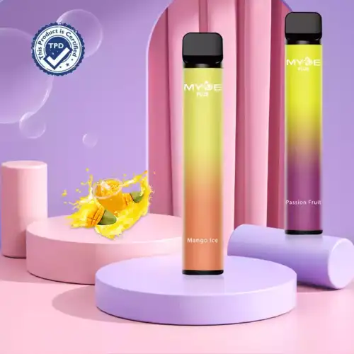 MYDE Plus 600 Puffs Disposable Vape 2ml E-Liquid 550mAh Battery Mesh Coil 2% Nicotine