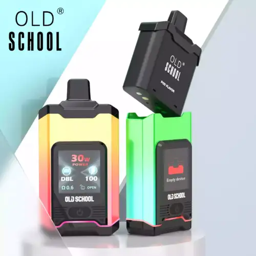 OLD School Honor 24000 bouffées Vape jetable Ecran LCD & Capacité 22ml E-Liquid