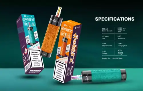 OLIT HOOKALIT X 20000 Puffs Disposable Vape 22ml E-Liquid Mesh Coil 2% Nicotine