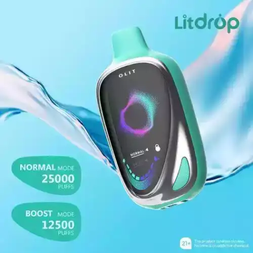 OLIT LIT DROP 25000 Puffs Einweg Vape 25ml E-Flüssigkeit Mesh Coil 0.35% Nikotin