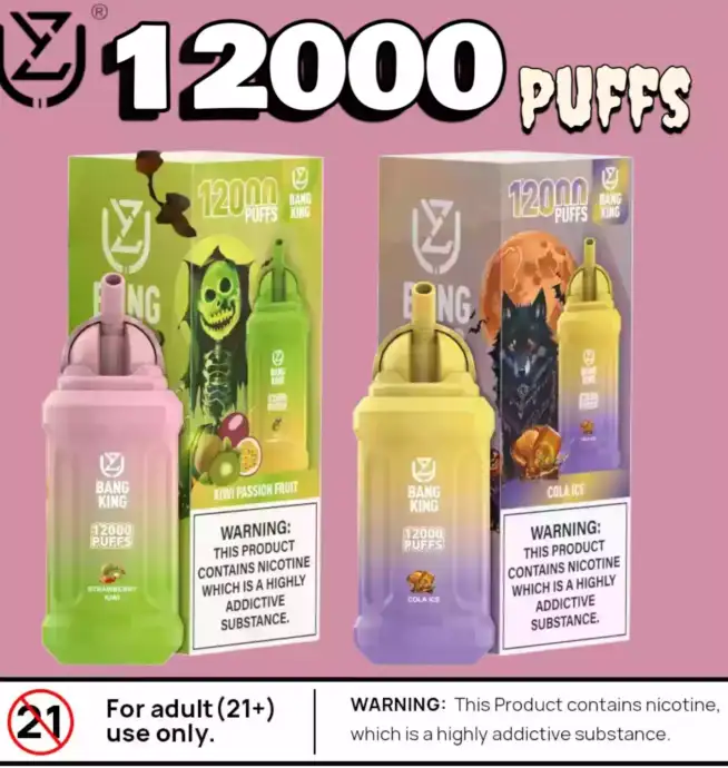 UZY Bang King 12000 Puffs Vapeador Desechable - Duradero y Sabroso