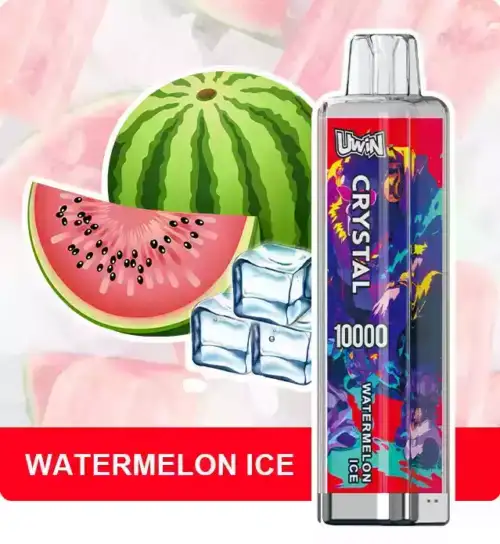 Uwin Crystal 10000 Puffs Disposable Vape 18ml E-Liquid 650mAh Battery Mesh Coil 0% 2% 3% 5% Nicotine