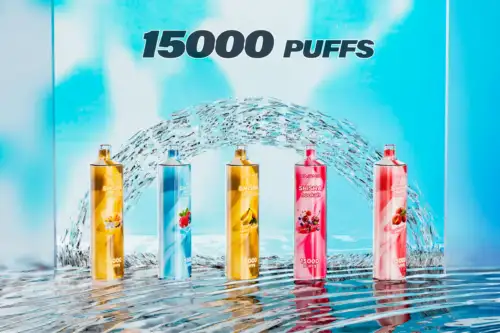 VAPME SHISHA HOOKAH 15000 Puffs Disposable Vape 25ml E-Liquid 650mAh Battery Mesh Coil 0% 2% Nicotine