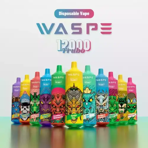 WASPE 12000 Puffs Disposable Vape 20ml E-Liquid 650mAh Battery Mesh Coil Nicotine 0% 2% 3% 5%WASPE 12000 Puffs Disposable Vape 20ml E-Liquid 650mAh Battery Mesh Coil Nicotine 0% 2% 3% 5%